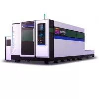 FL-L1560FHE-1500-IPG Лазерный станок для резки листового металла с кабинетной защитой и сменным столом